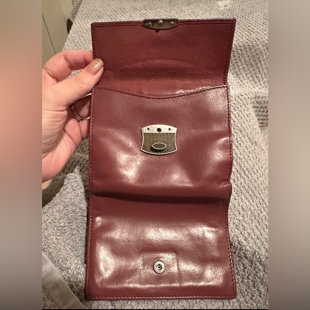 Prada Vintage Burgundy Leather Wallet - Picture 3 of 13